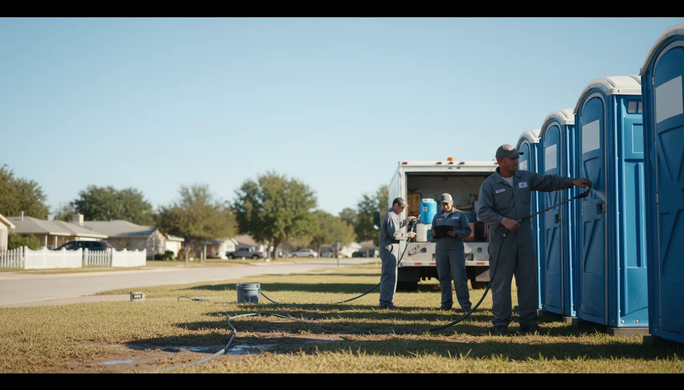 Long-Term Portable Toilet Rental in Steele, ND near me